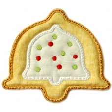 Christmas Cookie Ornament + MTM Applique - Christmas Bell
